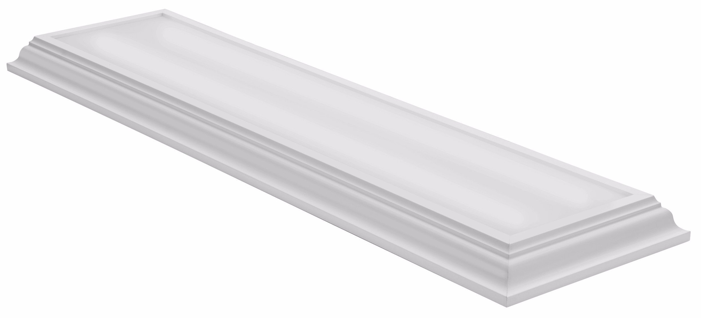 Lithonia Lighting White 4-Ft LED Flush Mount, 4000K, 35.5W, 2,800 Lumens