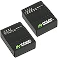 Wasabi Power Battery for GoPro HERO3, HERO3+ and GoPro AHDBT-201, AHDBT-301, AHDBT-302 (1200mAh, 2-Pack)
