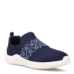 Clarks Women's Nova Way Sneaker, Dark Navy Combi, 11