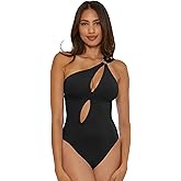 Soluna Swim Womens Tahiti Asymmetric One Piece Swimsuit, Bathing Suits for Women