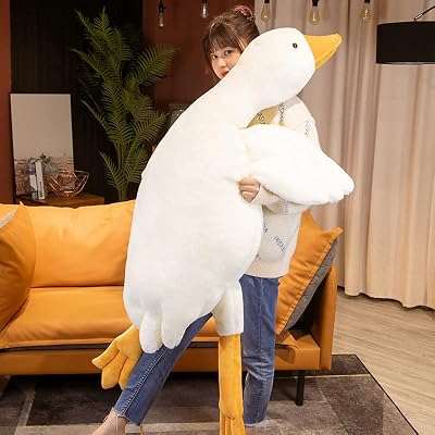 Zinsale Goose Plush Toy 50-160cm Giant Soft Pillow Sleeping Cushion