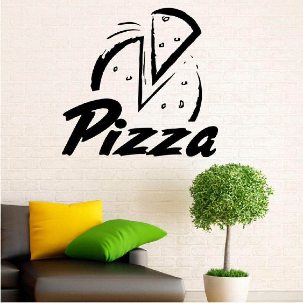 Amazon Com Pizzeria Wall Sticker Kitchen Restaurant Hotel Pizza Shop Windows Glass Decoration Home Decor Cabinet Tile Carved Stickers 59cmx62cm Kitchen Dining