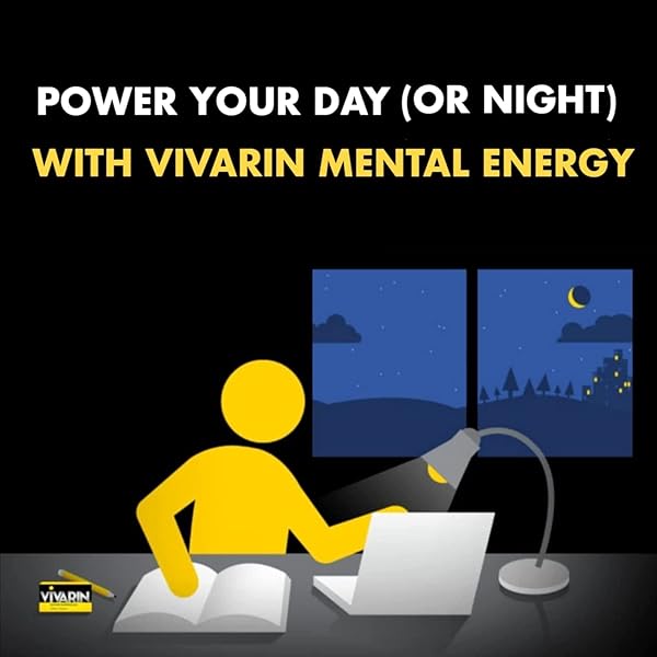 VIVARIN, CAFFEINE PILLS, 200MG CAFFEINE PER DOSE, SAFELY AND EFFECTIVELY HELPS YOU STAY AWAKE, NO SUGAR, CALORIES OR HIDDEN INGREDIENTS, ENERGY SUPPLEMENT, 16 TABLETS