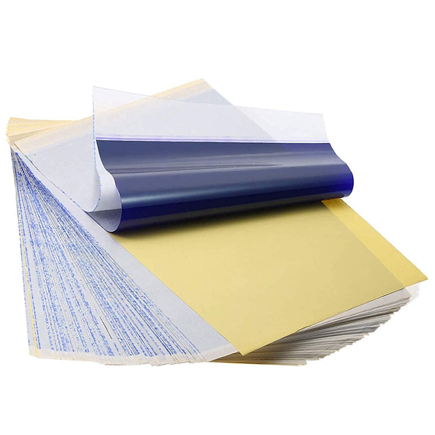 Quesuc Tattoo transfer paper 40 sheets of A4 tattoo thermal stencil paper carbon thermal copy paper for transferring your designs onto the skin
