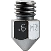 Microswiss MK8 Plated M2 Hardened High Speed Steel Nozzle (.6mm)
