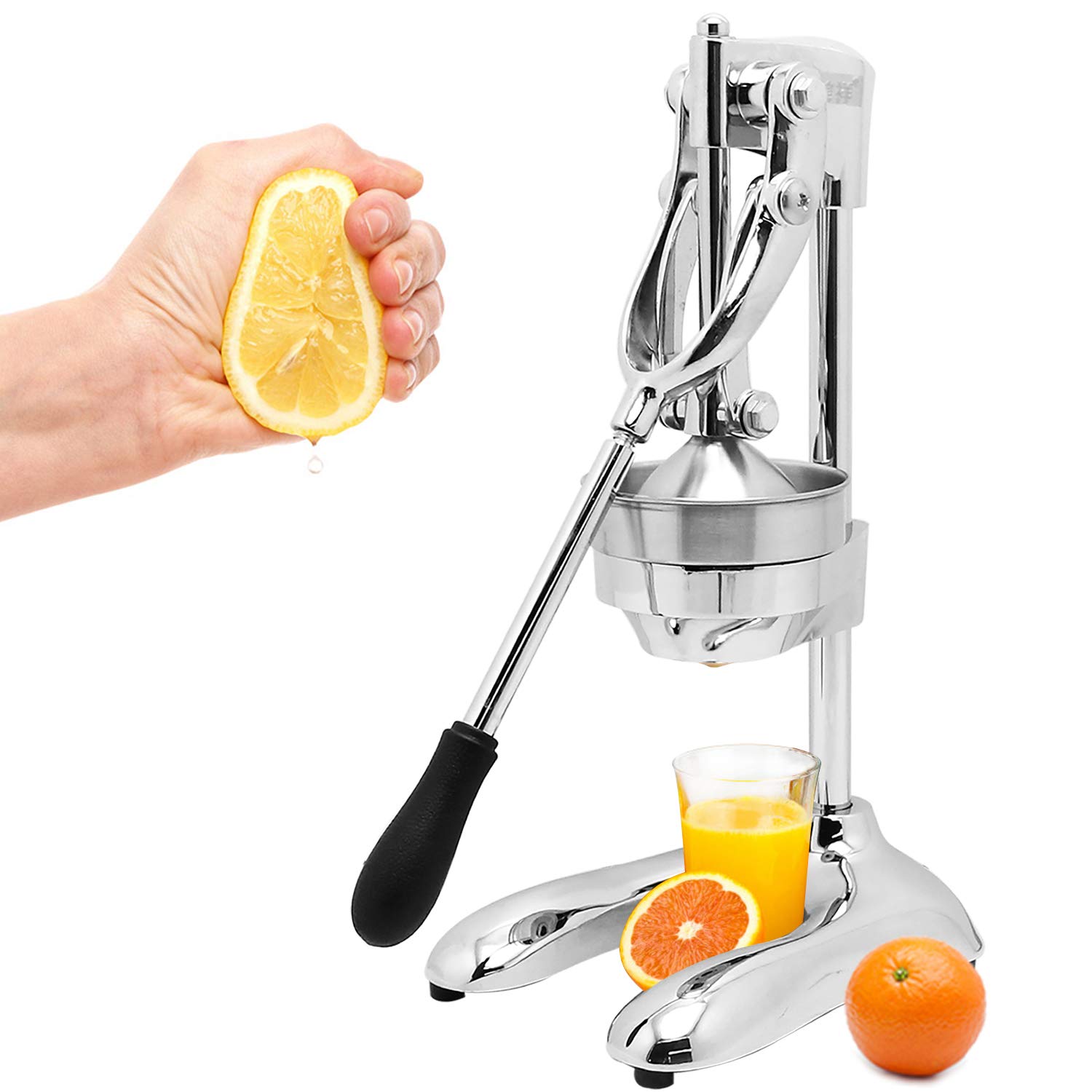 CGOLDENWALL Manual Juicer Commercial Stainless Steel Orange Squeezer Fruit Pomegranate Juice Machine 0.4-0.6L