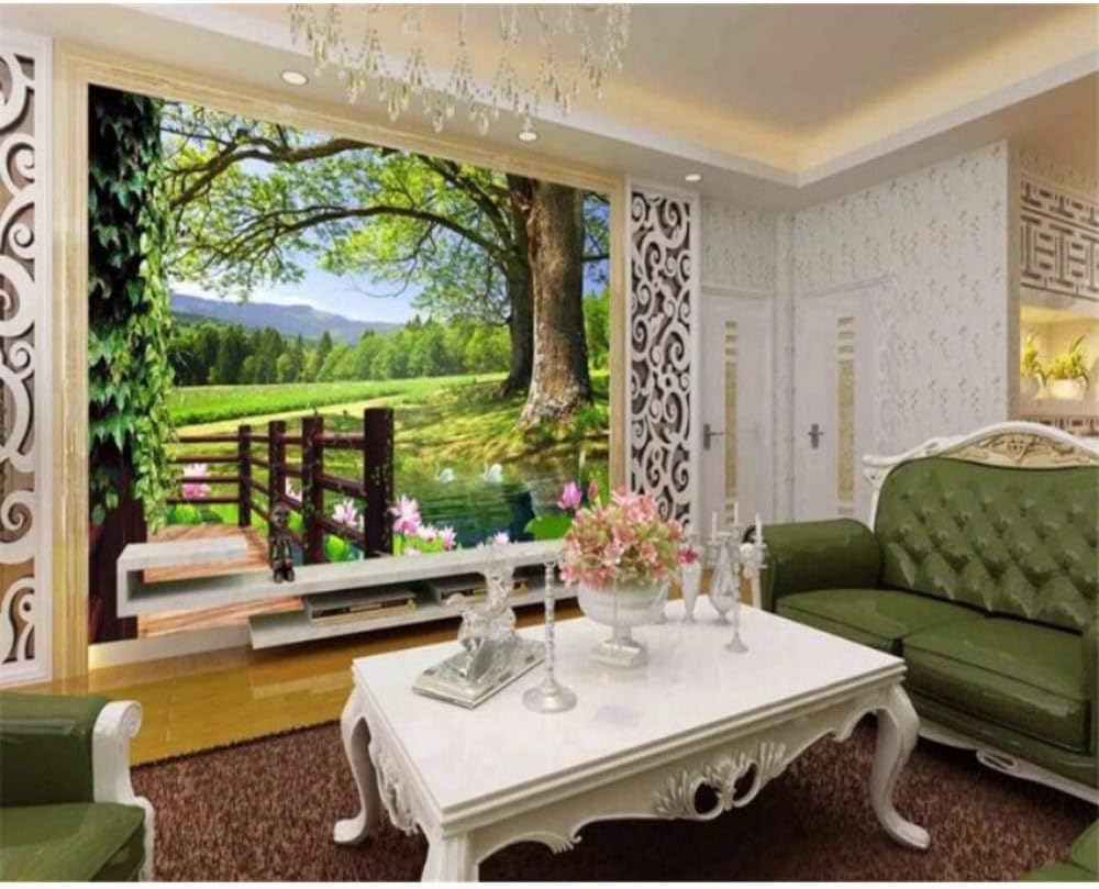 Amazon Com Pbldb Seductive High Definition Fashion Senior Large Scale 3d Wallpaper Tree Landscape Background Wall 400x280cm Furniture Decor