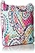 Vera Bradley Women's Cotton Triple Zip Hipster Crossbody Purse, Wildflower Paisley, One Size