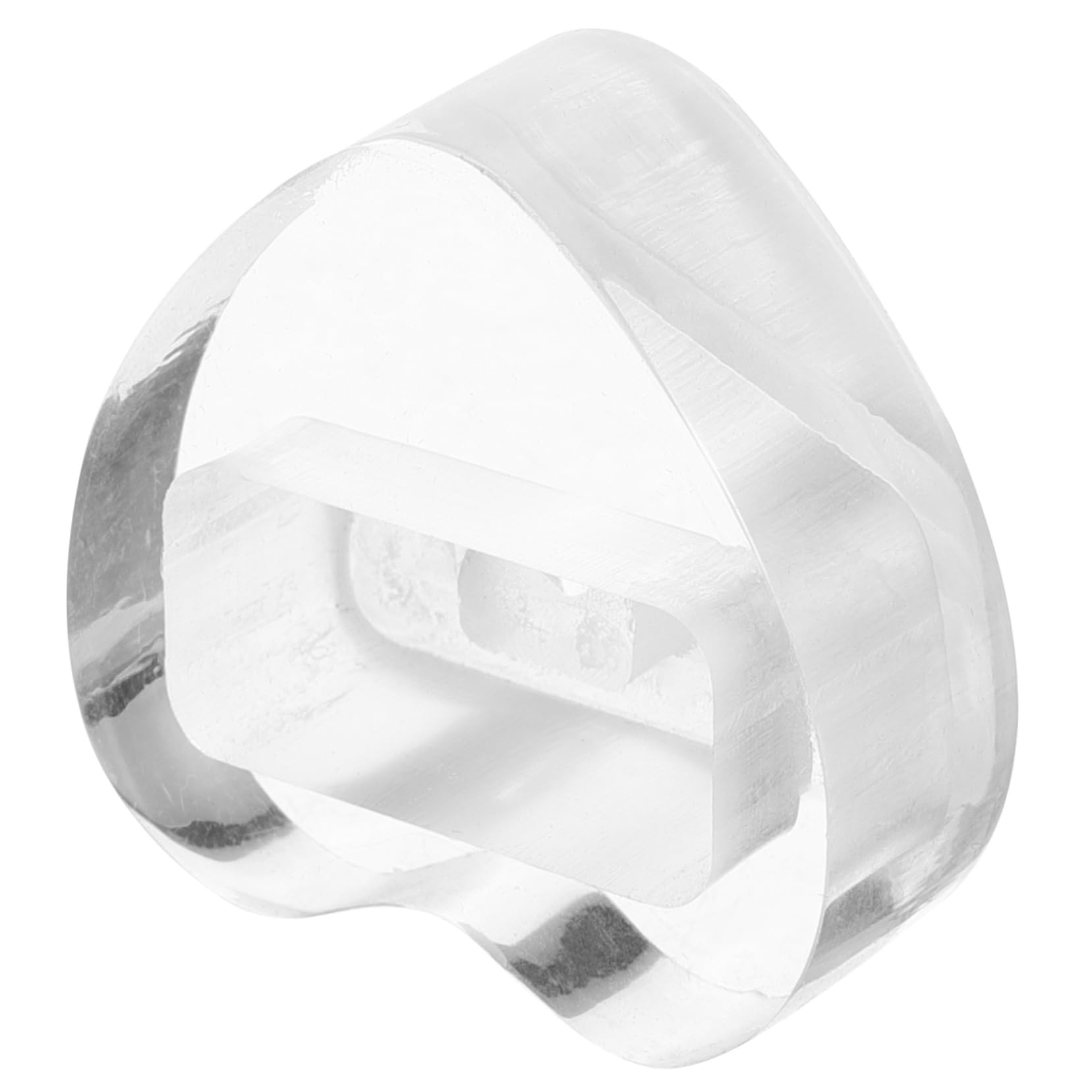 Mikinona Heart Acrylic Kazoo Display Stand Decorative Holder for Table Showcase for Kazoo Collection and Musical Instrument Display Stylish Music Stand