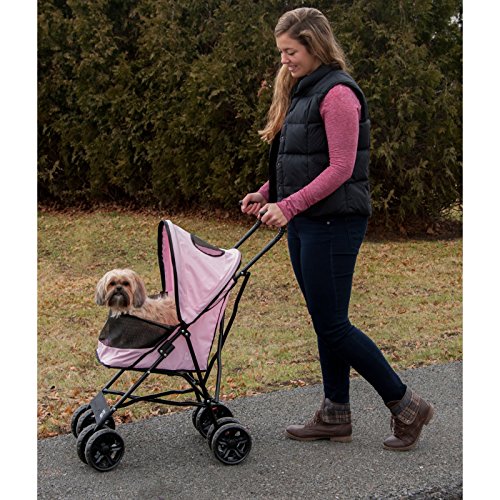 Купить Pet Gear Ultra Lite Travel Stroller, Compact, Large Wheels