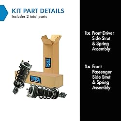 TRQ Front Strut & Coil Spring Assembly Set Driver