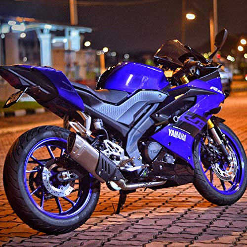 MGOD Motorcycle Exhaust Pipe Escape Moto Muffler echappement Exhaust DB Killer 500cc For YAMAHA R6 R1 CBR500 Z800 Scooter (Carbon Fiber)