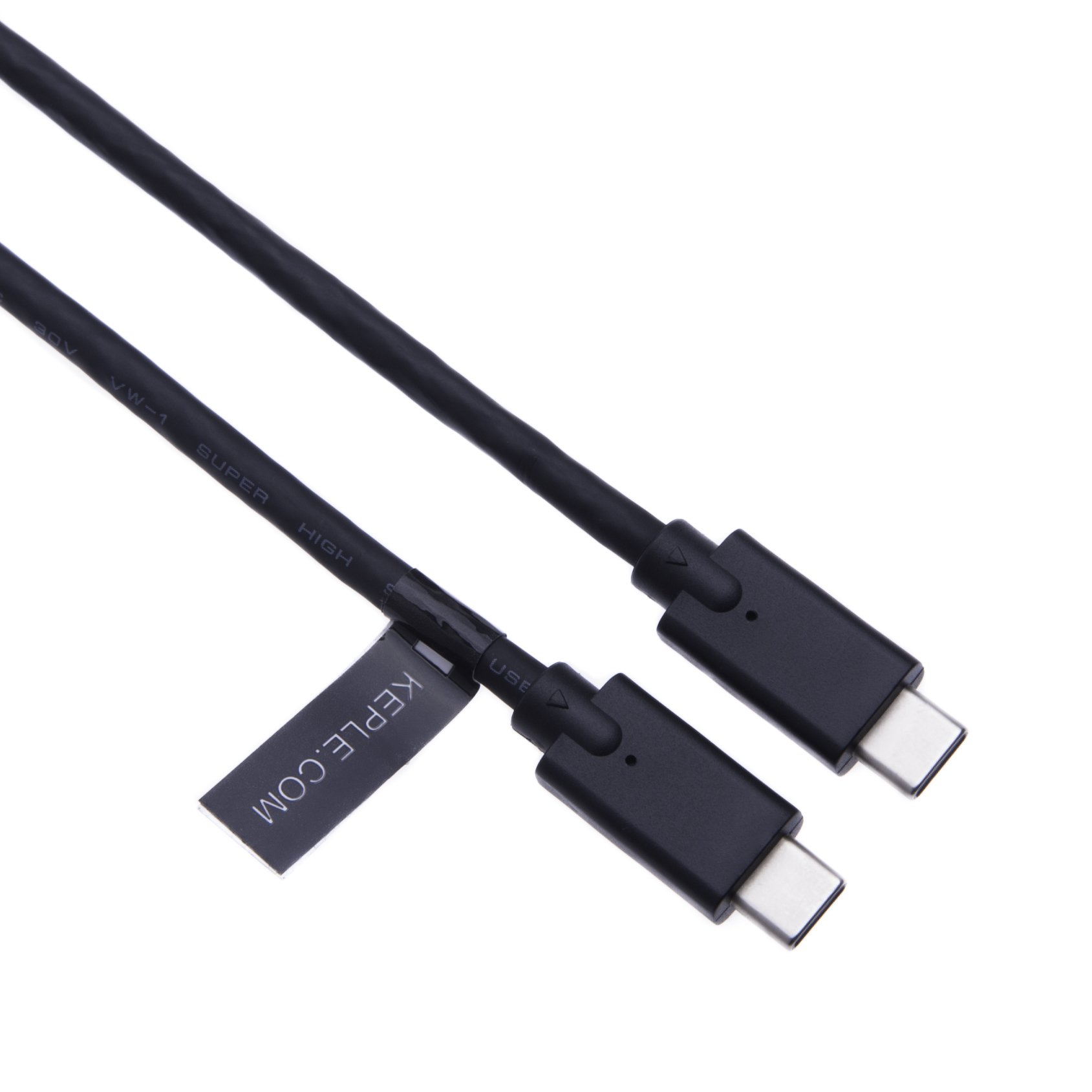 USB Type C to C Cable C-USB 3.1 Charging Lead Compatible with Oneplus 2 Two, Nexus 6p, 5X, Wileyfox Swift 2, Plus, X FHD Phone, Dell Venue 8 Pro, Acer Switch 12 S, Nokia Tablet Quick Charge (1m)