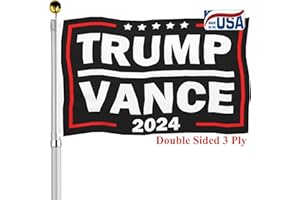 SIRRAIL Trump Vance 2024 Flags 3x5 Outdoor Double Sided- Donald Trump Flags Made In USA 3 Ply Heavy Duty with 2 Brass Grommets for Outside Oudoor
