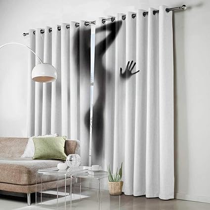 Amazon Com Homecreator Window Blackout Curtains Sexy Shadow Of