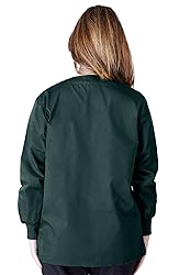Natural Uniforms Warm Up Scrub Jacket-Hunter