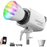 Godox Litemons LA150R RGB LED Video Light, Powerful Photography Lighting | 165W 57100Lux@1M Studio Bright Light, 1800K-10000K Bowens Mount LED Light, 14 FX Effects 0-100% Dimming for Videography