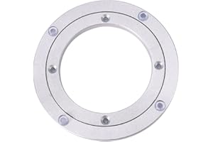 Lazy Susan Turntable,Heavy Duty Aluminium Alloy Rotating Bearing Swivel Plate Tabletop Round Smooth Turntable for Kaleidoscop
