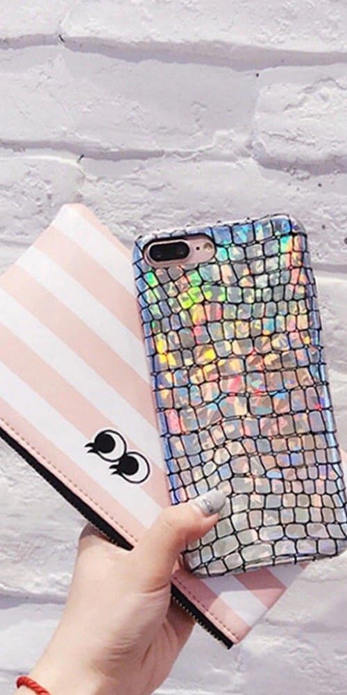 IPhone art case, glow in the dark, water resistant, anti shock phone case (iPhone 6,7,8)