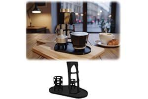 Moka Pot Drying Stand for Bialetti 3-Cup Stovetop Espresso Maker, Countertop Air-Dry Holder for Classic Coffee Pot, Space-Sav