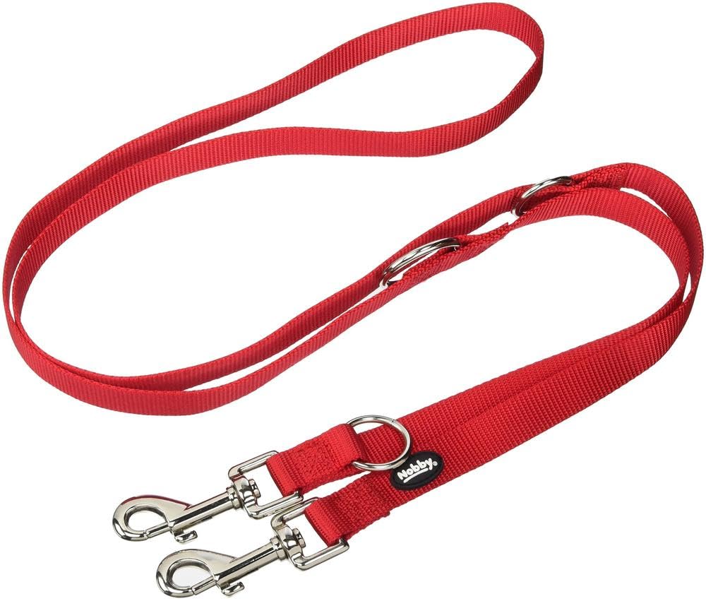 Nobby Training Leash Classic, 200 cm/ 20 mm, Red