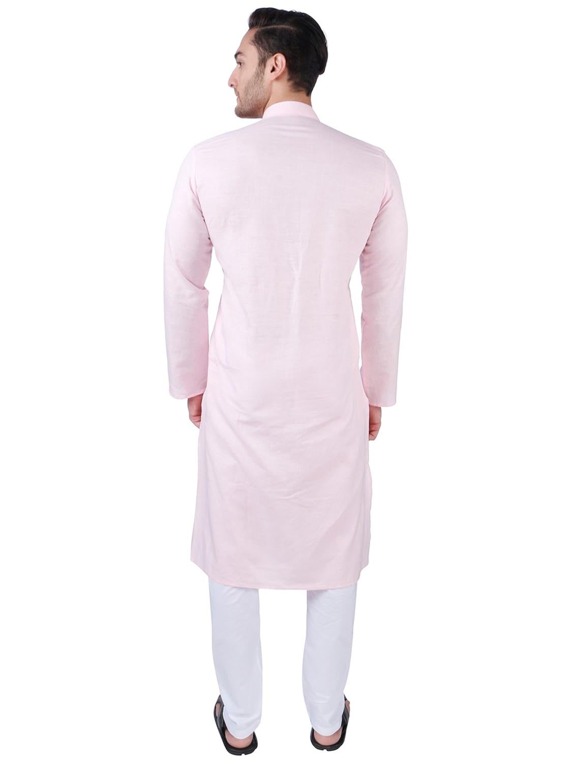 rajubhai hargovindas men's linen blend long kurta