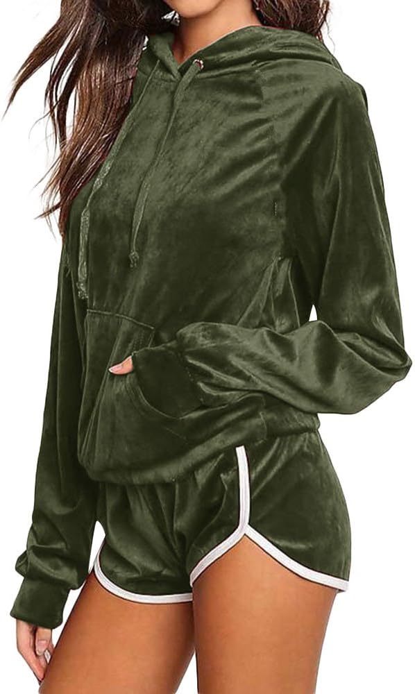 Fluwelen trainingspak set tienermeisjes zomer loungewear dames casual 2