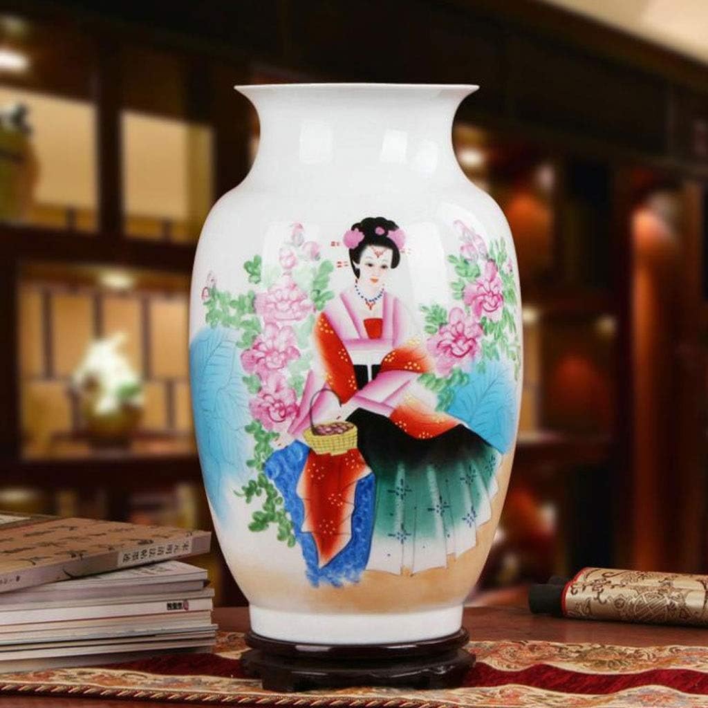 Vases Flowers Arrangement Home Beauty Illustration Decorative Ornament Excellent Porcelain Jingdezhen Ceramics Pastel Porcelain Home Décor