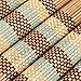 Homcomoda Bamboo Placemats with Handmade Non Skid Heat Insulation Place mats for Kitchen Table Set of 6( Beige )