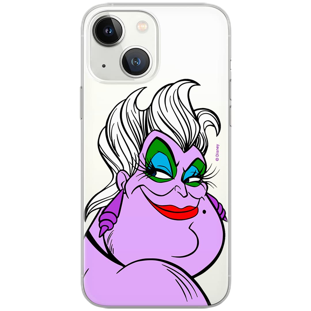 ERT GROUP mobile phone case for iPhone 13 MINI original and officially licensed Disney pattern Ursula 001 optimally adapted to the shape of the mobile phone, case made of TPU