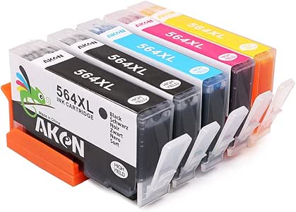 Amazon.com: Aken 5 Color Compatible Ink Cartridge ...