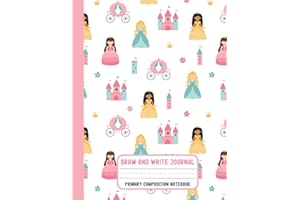 Draw and Write Journal: Grades K-2: Primary Composition Notebook, Top Half For Drawing, Bottom Half Lined For Writing Practice (Solid Primary Lines + ... Inch Ruled, 8.5X11 Inch Page (Kids Journals)