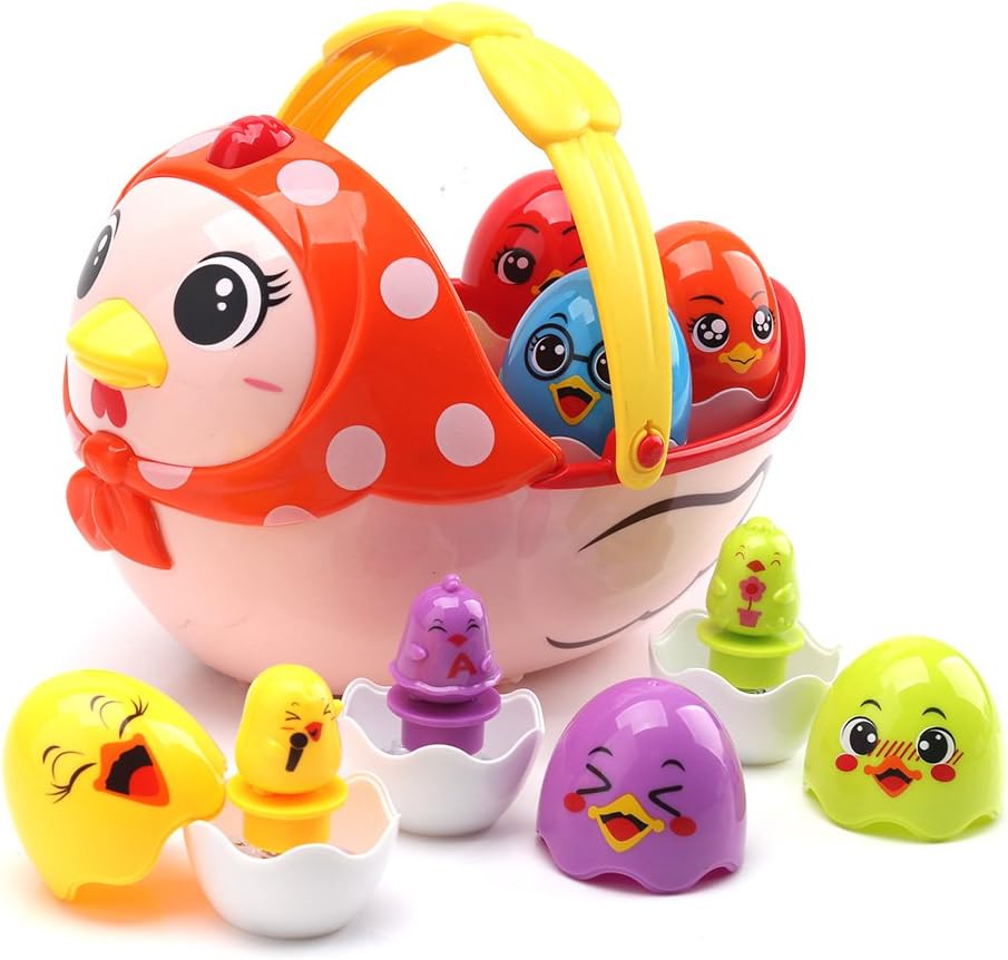 nicknack Musical Baby Toys, Easter Egg Toy Gift for Kids,Easter Hen