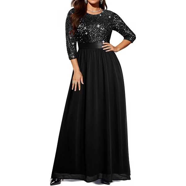 long sleeve bridesmaid dresses amazon Amazon.com: Womens Long Sleeve Bridesmaid Dresses Long Black and White Large Swing Formal Prom Ball Gowns : Clothing, Shoes & Jewelry