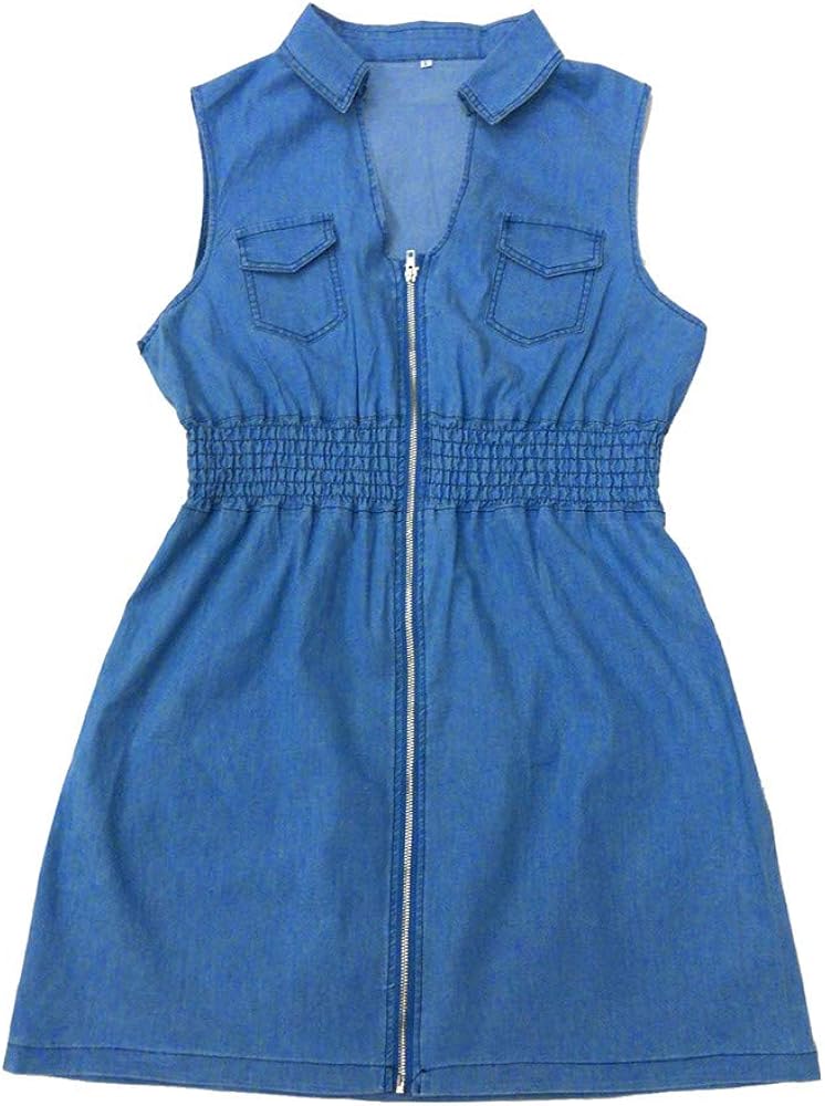 amazon plus size denim dresses