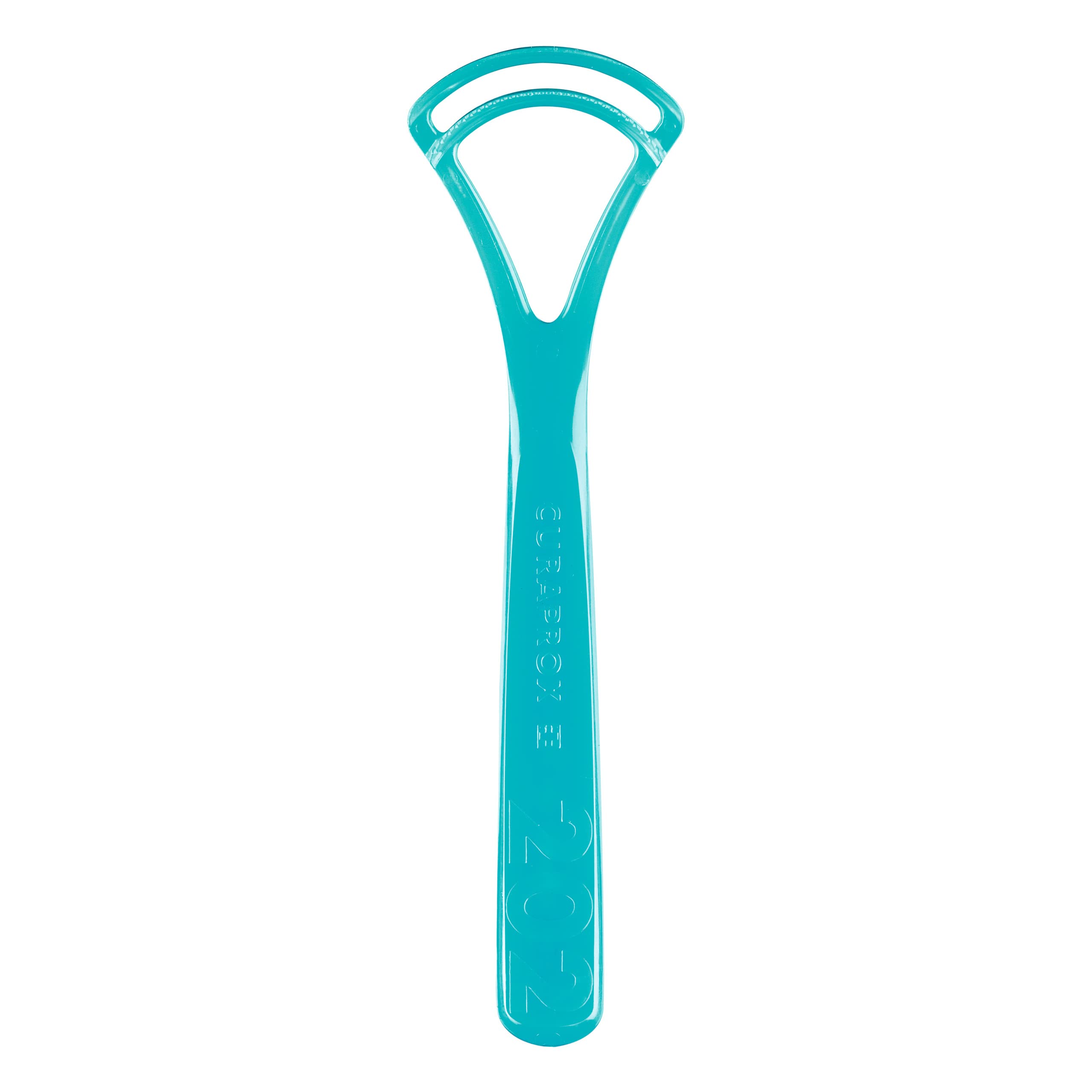 Curaprox CTC 202 Tongue Cleaner – Double-Bladed Scraper with Smooth & Serrated Edges for Effective Fresh Breath Care | Single Pack | Made in Switzerland