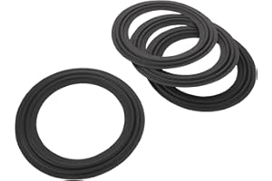 Homoyoyo 4pcs 6.5 Inch Dual Ring Speaker Surround Repair Kit, Fabric Edge Cloth Roll for Woofer Cone