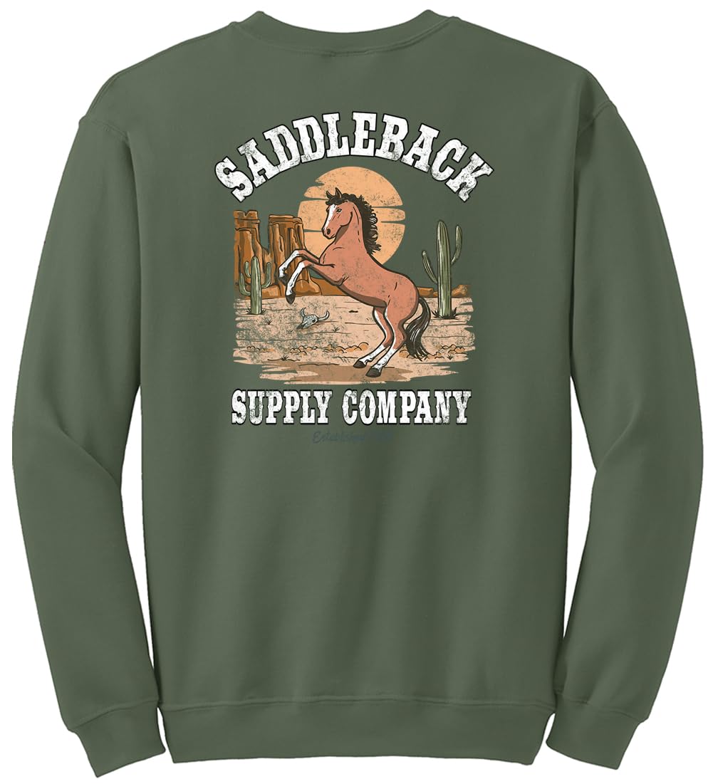 Saddleback Supply Men's Horse With No Name Crewneck