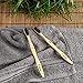 MAXCARE.MC - Bamboo Toothbrushes Charcoal Activated Organic Wooden- Set of 4 – Natural, Eco-Friendly, Biodegradable, Gentle on Teeth & Gums, Safe Teeth Whitening, BPA Free, Medium Soft Bristles