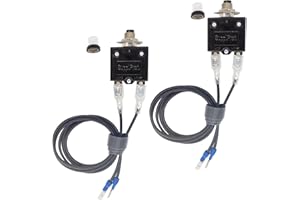 DPTTMLACI 2Pack Circuit Breakers- 3A/5A Professional Circuit Testers for 32V DC & 125/250V AC Electrical Shorts Diagnostics