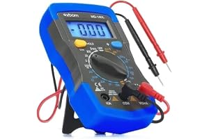 PRA QUEM NÃO DEIXA A LUZ APAGAR SEM SABER O MOTIVO — Multímetro Digital Profissional Portátil Auto Range Iluminação, Teste de
Continuidade Bipe, Mede Corrente AC/DC Tensão 200mV–600V, Display LCD, Acompanha
Bateria 9V 2 Pontas para Eletricistas Técnicos