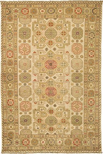 Jinan Shirvan Rug, 9'0" x 12'0", Cream/Gold
