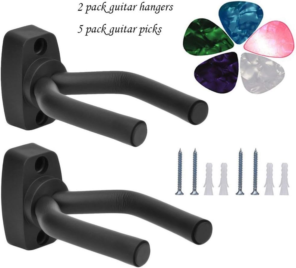 Supporto Da Parete Per Chitarra Appendiabiti Da Parete Per Chitarra Gancio Da Parete Supporto Per Chitarra Supporto Per Chitarra Mandolino Ukulele Staffa Per Montaggio A Parete Per Chitarra Ganci Da - Foto 3