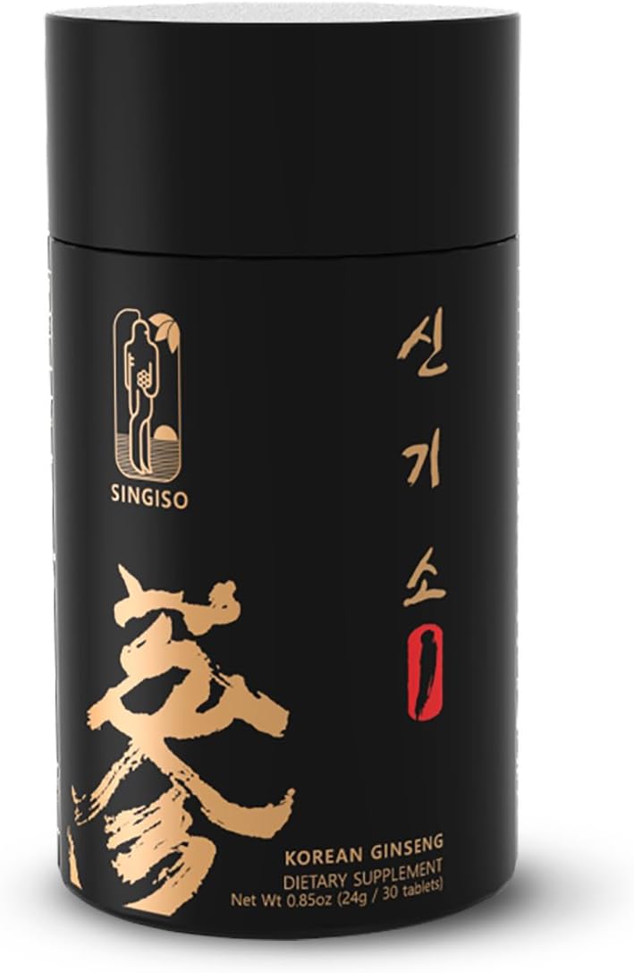 SINGISO 100 Natural Korean Red Ginseng Premium NonGMO for Men's