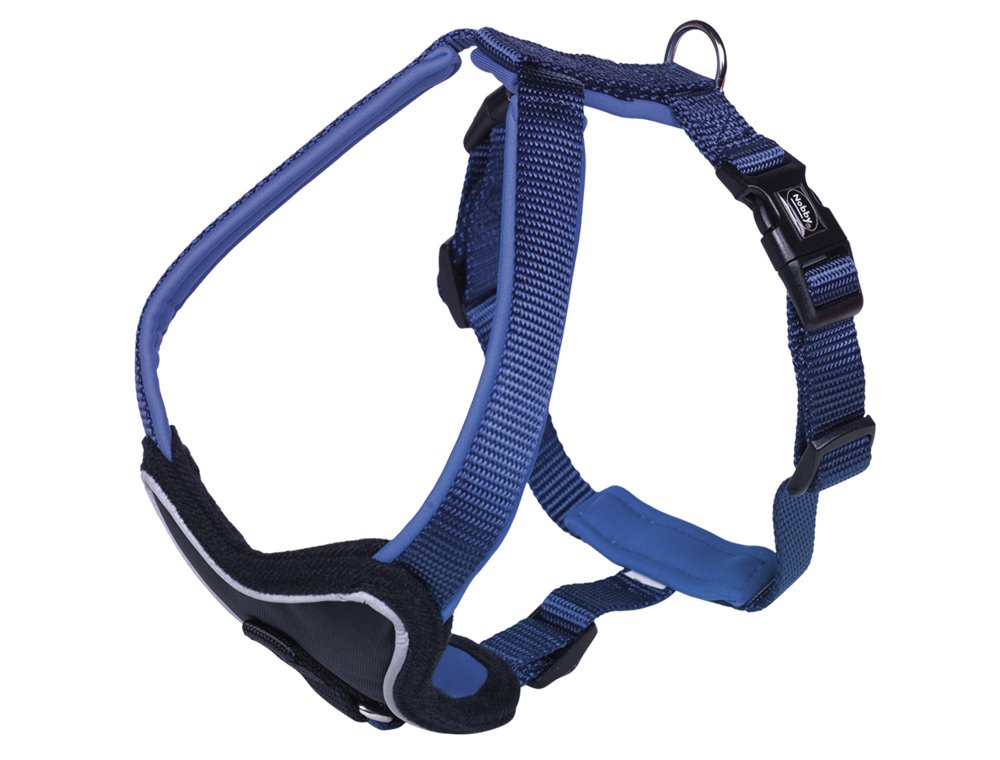 Nobby Comfort harness "Classic Preno" grey width: 25 mm; length: 69-83 cm + 66 cm