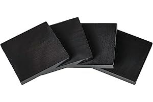 STEELFREAK Weldable 1/4 Inch Hot Rolled Mild Steel Plate Mill Finish (2 x 2 Inch, Pack of 4) - Made in USA