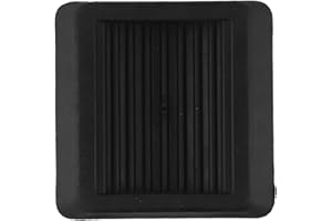 Rubber Caster Stopper, Anti-Slip Wheel Lock Pads, Wear-Resistant Floor Protector for Chairs Tables Beds Sofas, Black, 80x80x2