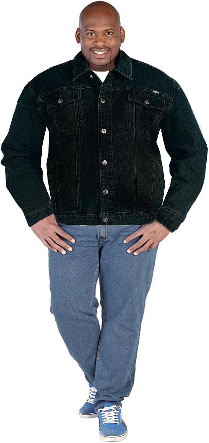 black denim jacket mens amazon