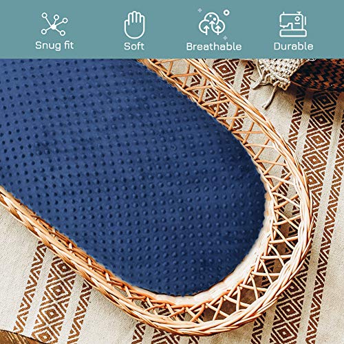 Sheets, Soft and Strechy Minky Fitted Sheet, Bedside