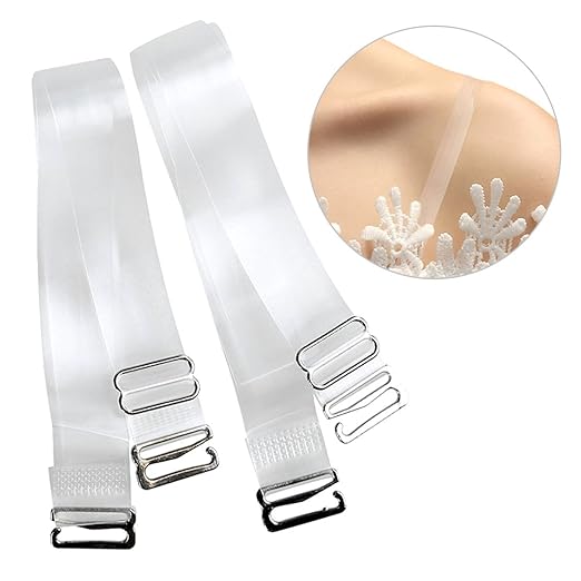 Bra Straps, Multiple Invisible Soft Clear Replacement Bra Shoulder